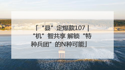 “县”定爆款107｜“机”智共享 解锁“特种兵团”的N种可能
