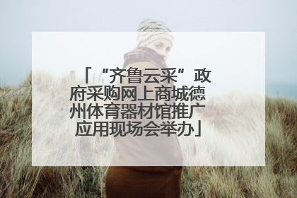 “齐鲁云采”政府采购网上商城德州体育器材馆推广应用现场会举办