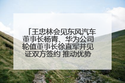 王忠林会见东风汽车董事长杨青、华为公司轮值董事长徐直军并见证双方签约 推动优势互补 实现共赢发展