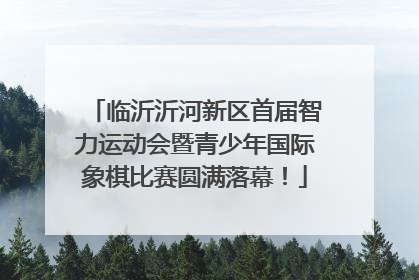 临沂沂河新区首届智力运动会暨青少年国际象棋比赛圆满落幕！