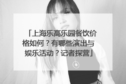 上海乐高乐园餐饮价格如何？有哪些演出与娱乐活动？记者探营