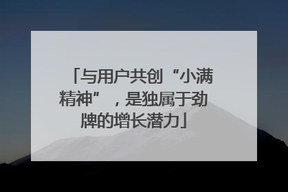 与用户共创“小满精神”，是独属于劲牌的增长潜力