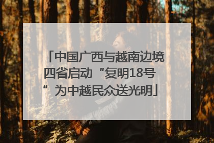 中国广西与越南边境四省启动“复明18号”为中越民众送光明