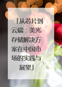 从芯片到云端：美光存储解决方案在中国市场的实践与展望