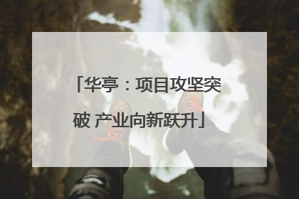 华亭：项目攻坚突破 产业向新跃升