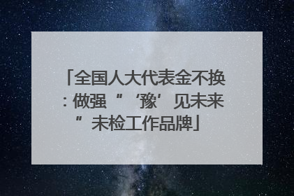 全国人大代表金不换：做强“‘豫’见未来”未检工作品牌