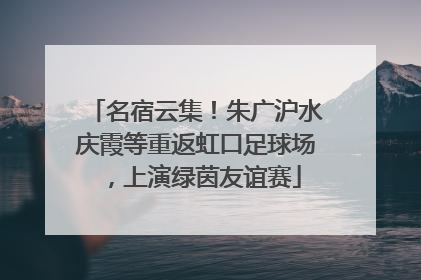 名宿云集！朱广沪水庆霞等重返虹口足球场，上演绿茵友谊赛