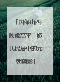 国保山西·映像高平｜姬氏民居中的元朝剪影
