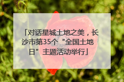 对话星城土地之美，长沙市第35个“全国土地日”主题活动举行