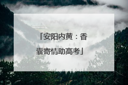 安阳内黄：香囊寄情助高考