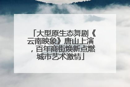 大型原生态舞剧《云南映象》唐山上演，百年商街焕新点燃城市艺术激情