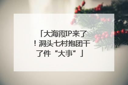 大海霞IP来了！洞头七村抱团干了件“大事”