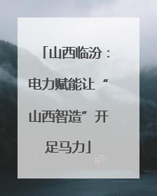 山西临汾：电力赋能让“山西智造”开足马力