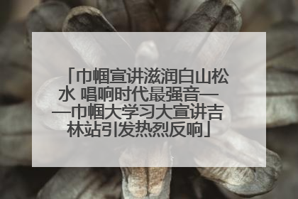 巾帼宣讲滋润白山松水 唱响时代最强音——巾帼大学习大宣讲吉林站引发热烈反响