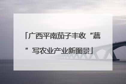 广西平南茄子丰收“蔬”写农业产业新图景