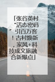 张谷英村“活态密码”引百万客！古村焕新，家风+科技成文旅融合新爆点