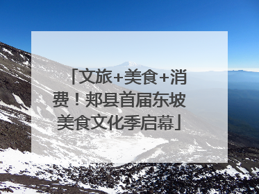 文旅+美食+消费！郏县首届东坡美食文化季启幕