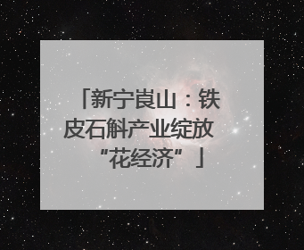 新宁崀山：铁皮石斛产业绽放“花经济”