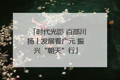时代光影 百部川扬丨发展看广元 振兴“朝天”行