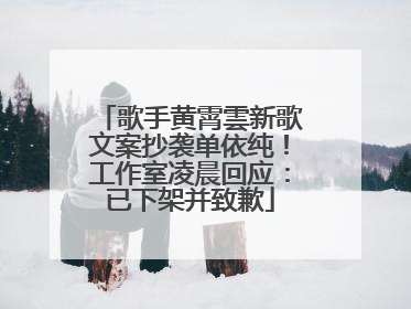 歌手黄霄雲新歌文案抄袭单依纯！工作室凌晨回应：已下架并致歉