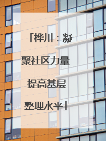 桦川：凝聚社区力量 提高基层整理水平