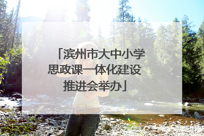 滨州市大中小学思政课一体化建设推进会举办