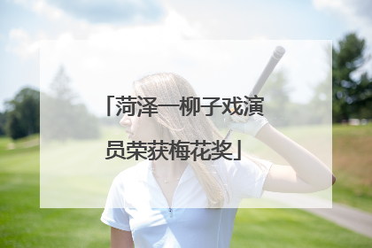 菏泽一柳子戏演员荣获梅花奖