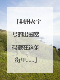 荆州老字号的出圈密码藏在这条街里……