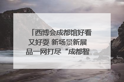 西博会成都馆好看又好耍 新场景新展品一网打尽“成都智造”｜西博视界