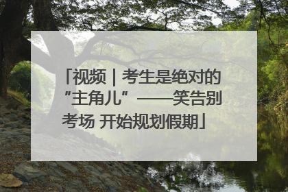 视频｜考生是绝对的“主角儿”——笑告别考场 开始规划假期