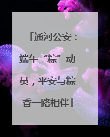 通河公安：端午“粽”动员，平安与粽香一路相伴