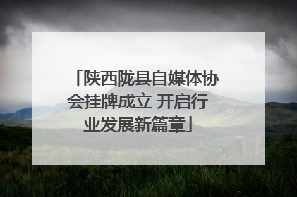 陕西陇县自媒体协会挂牌成立 开启行业发展新篇章