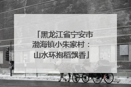 黑龙江省宁安市渤海镇小朱家村：山水环抱稻飘香