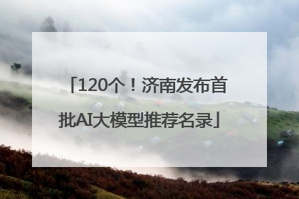 120个！济南发布首批AI大模型推荐名录