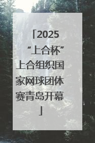 2025“上合杯”上合组织国家网球团体赛青岛开幕