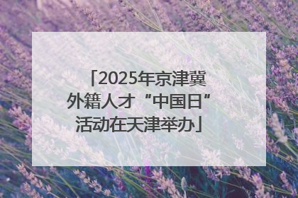 2025年京津冀外籍人才“中国日”活动在天津举办