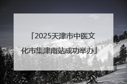 2025天津市中医文化市集津南站成功举办