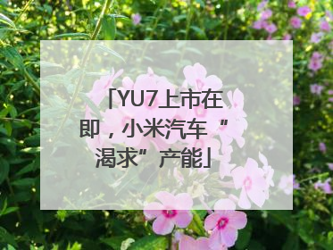 YU7上市在即，小米汽车“渴求”产能